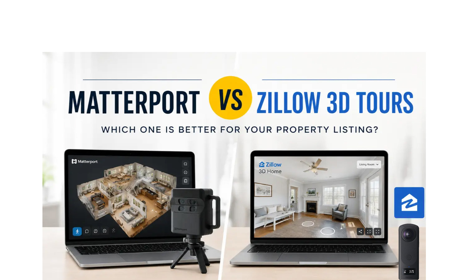 Comparisons of Matterport and Zillow 3D Tours