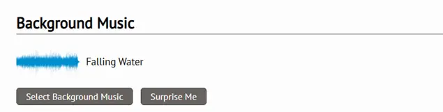 Background music for the propety website.