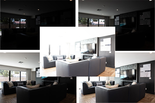 Synergy Flash uses 5 braket HDR images