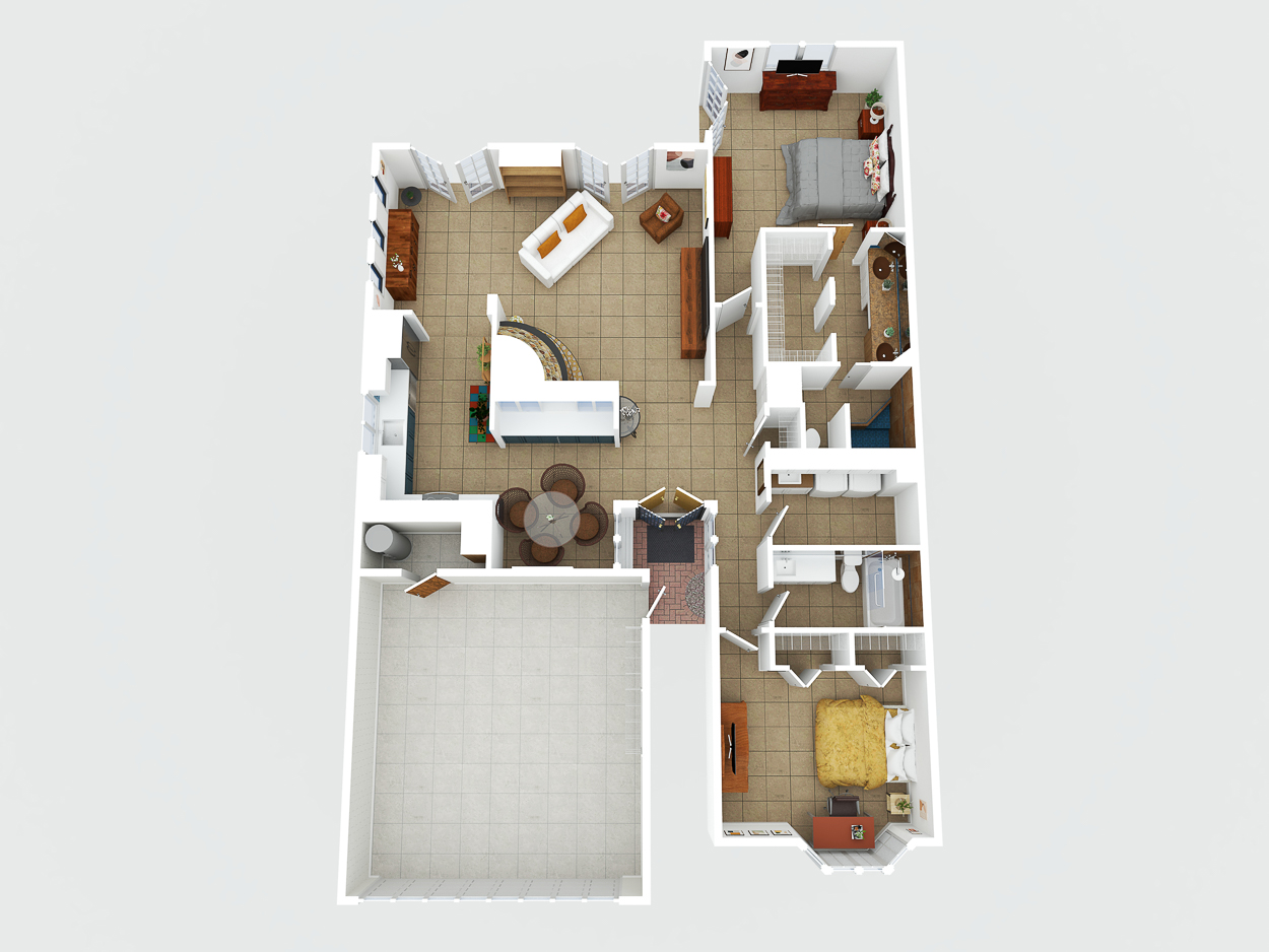 3D Floor Plan for Real Estate in Mesa
