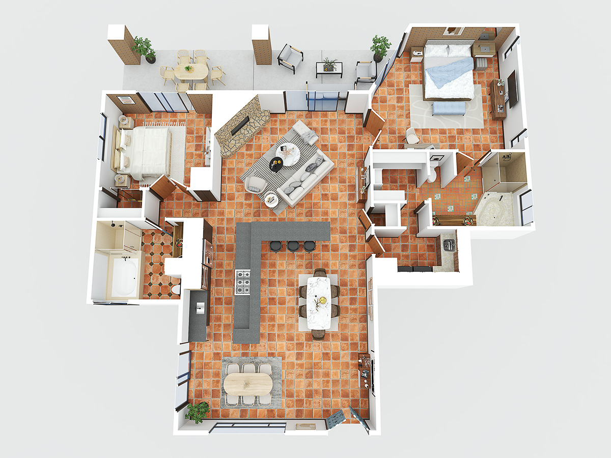 3D Floor Plan for Real Estate in Phoenix
